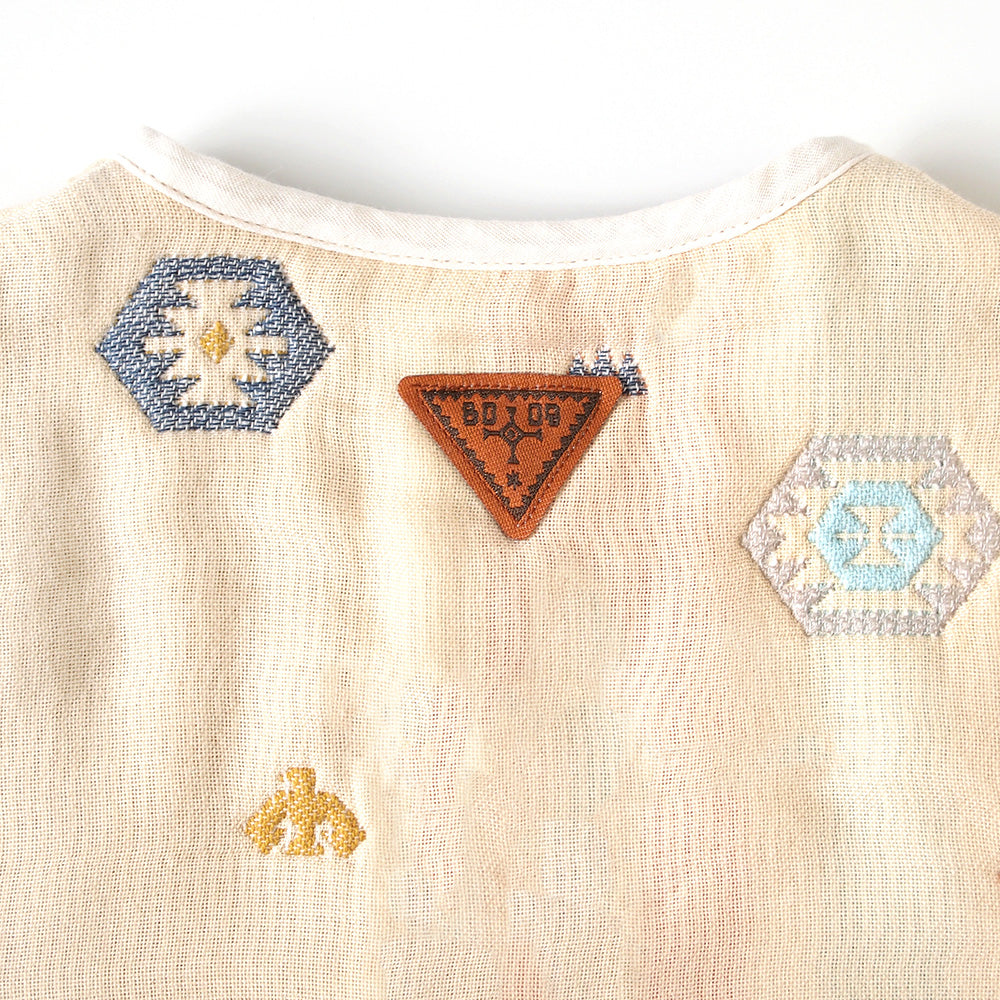 トーテム　スリーパー　トドラー・キッズサイズ　ふくふくガーゼ(6重ガーゼ)  / 名入れ刺繍可