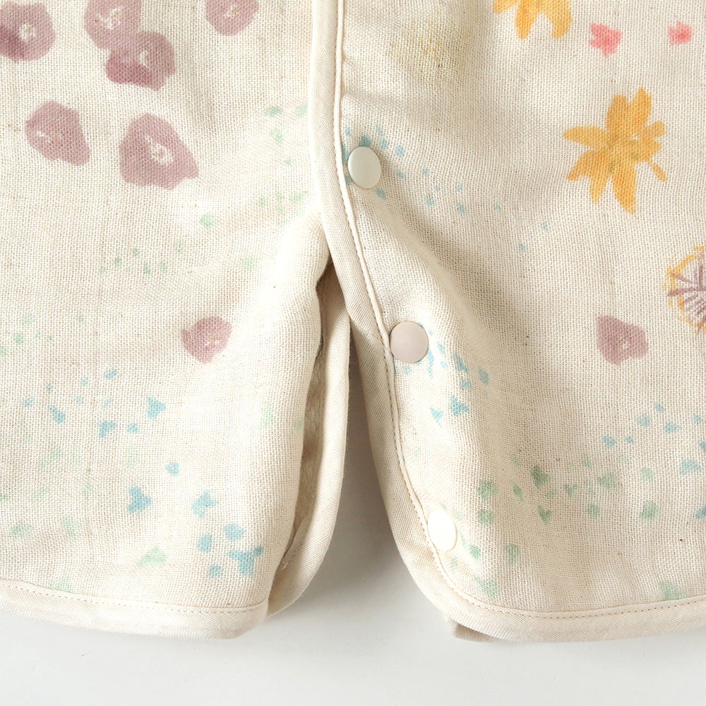 アメザイク　2wayスリーパー　袖付き　6重ガーゼ / 名入れ刺繍可