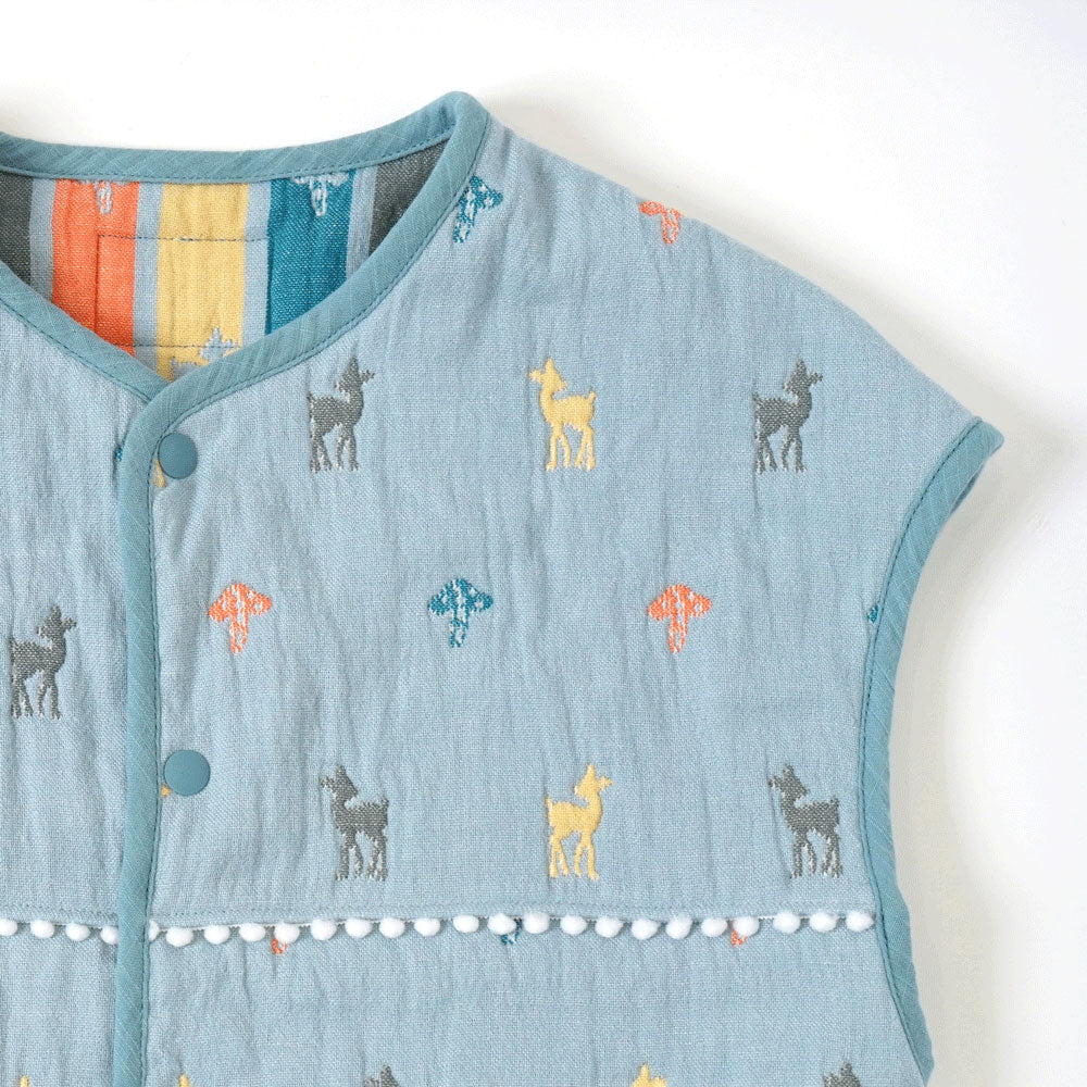 Amelie(アメリ)　ジュニアスリーパー　ふくふくガーゼ(6重ガーゼ)　 / 名入れ刺繍可