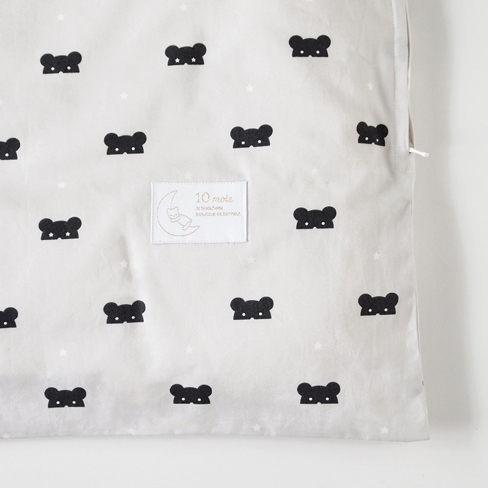 掛け布団カバー（お昼寝布団・通常サイズ）　BEAR MASK(ベアマスク)