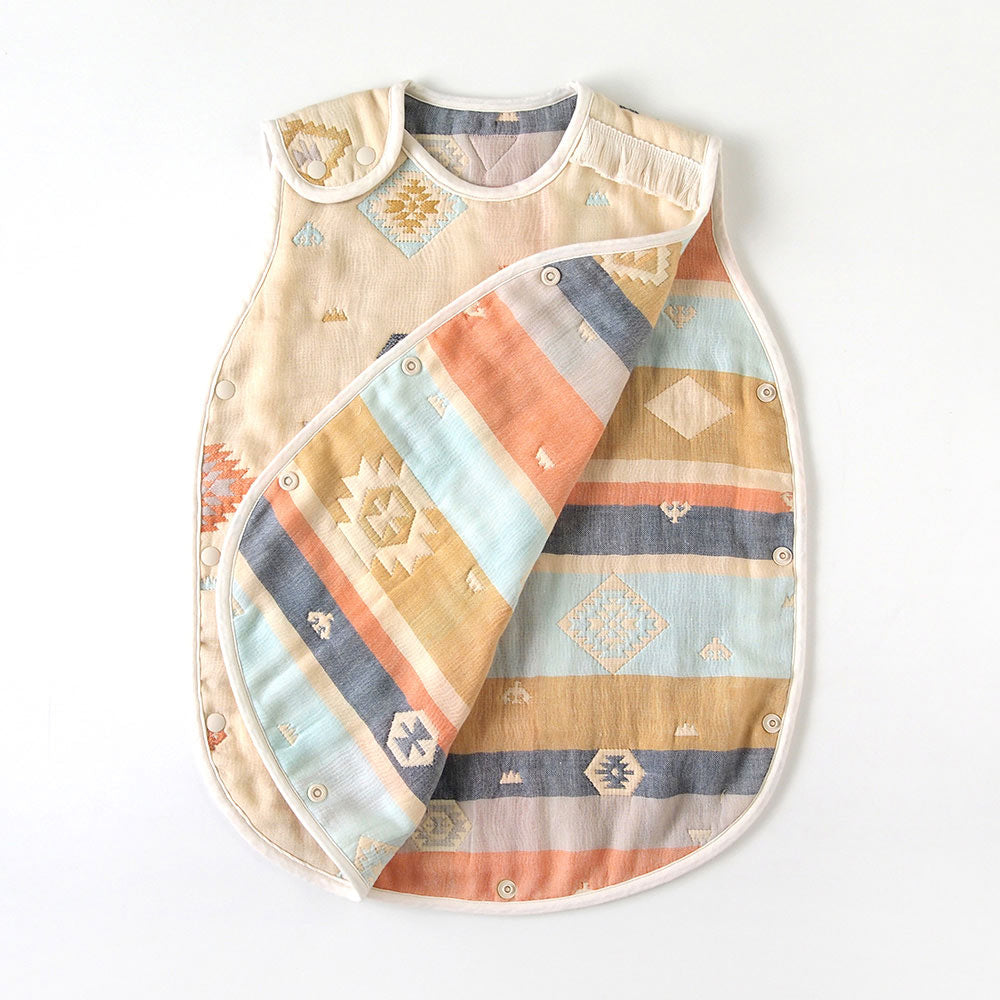 トーテム　スリーパー　ベビーサイズ 　ふくふくガーゼ(6重ガーゼ)　 / 名入れ刺繍可