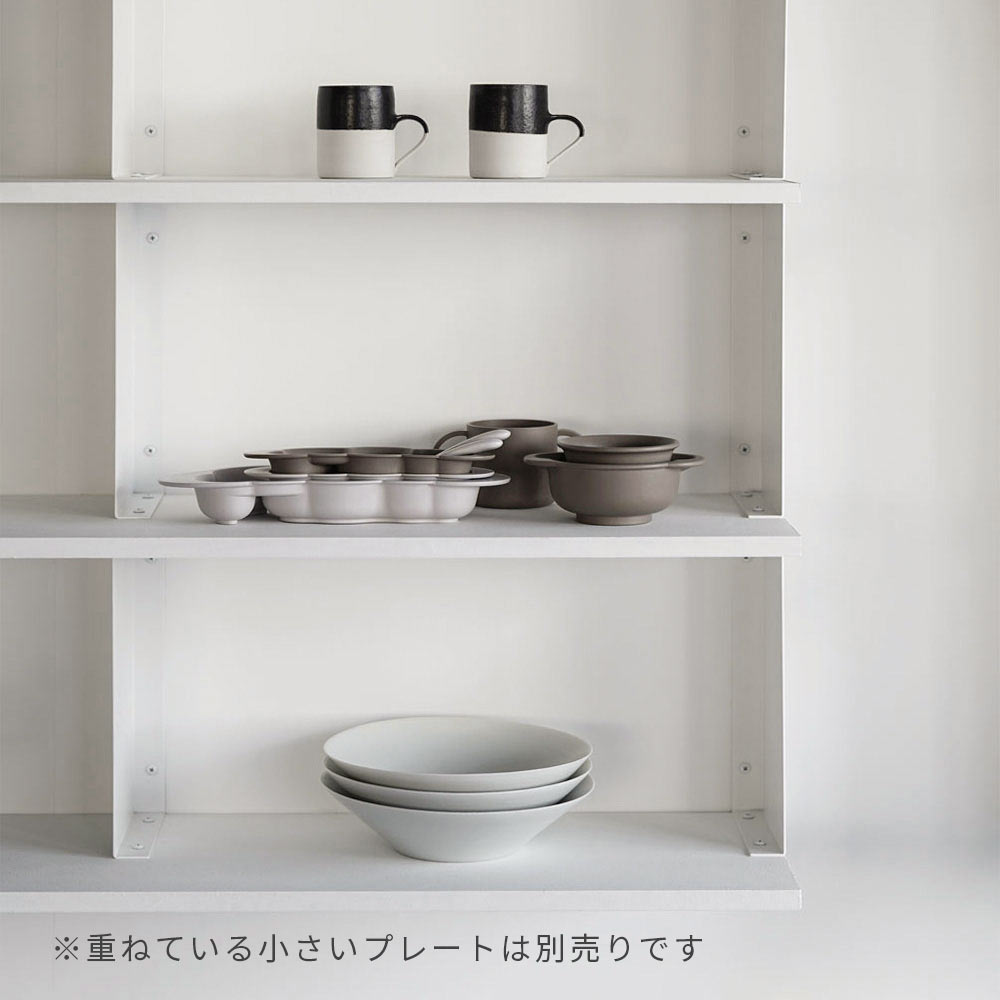 帆布BAGギフト お食事セット(袖なしポーチロン)　トープ / 離乳食 食器