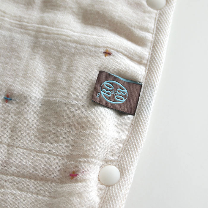 スリーパー ふくふくガーゼ(6重ガーゼ)　ベビーサイズ / BOBO / 名入れ刺繍可