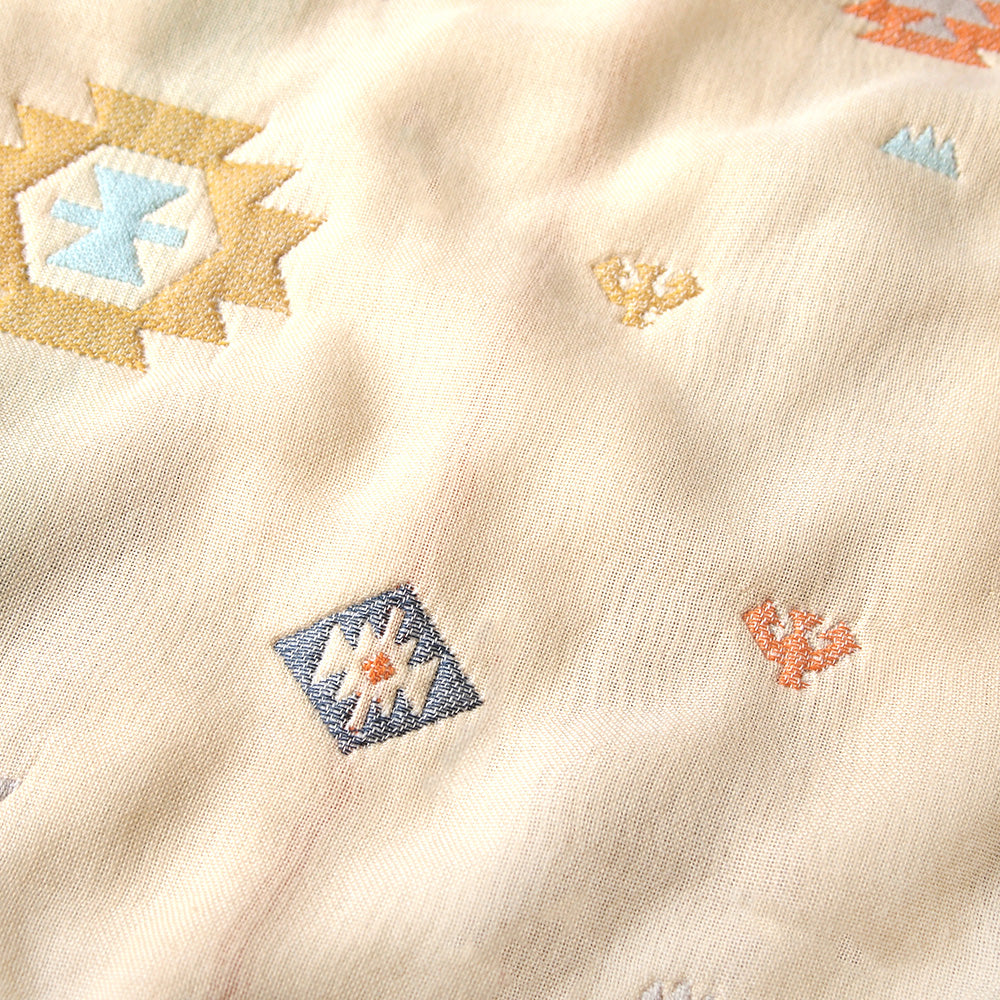 トーテム　ガーゼケット(ベビーサイズ) ふくふくガーゼ(6重ガーゼ)　 / 名入れ刺繍可