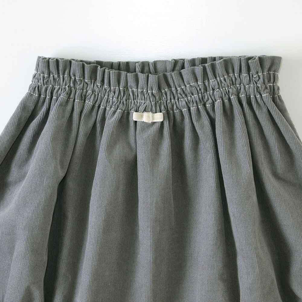 コーデュロイたっぷりブルマ　グレー　70-90cm