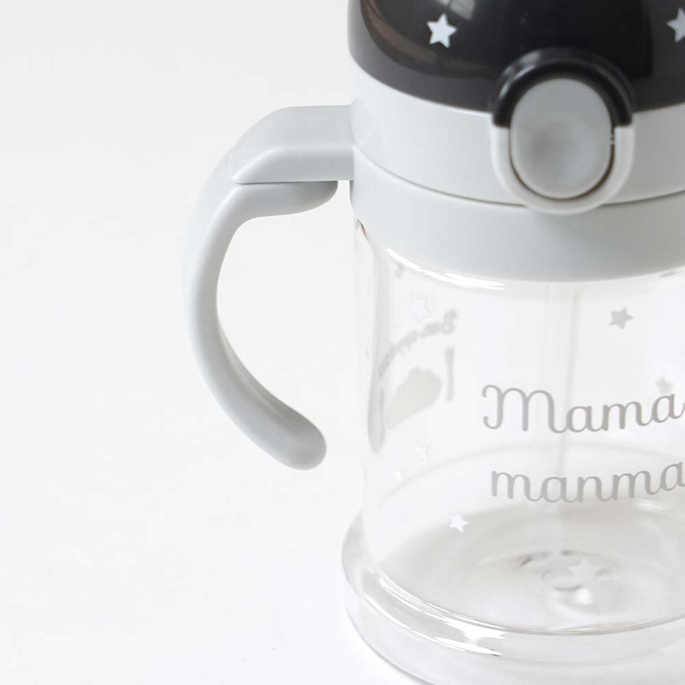 mamamanma(マママンマ)　ストローマグ・ドリンクポーチ 2点セット　ピンク