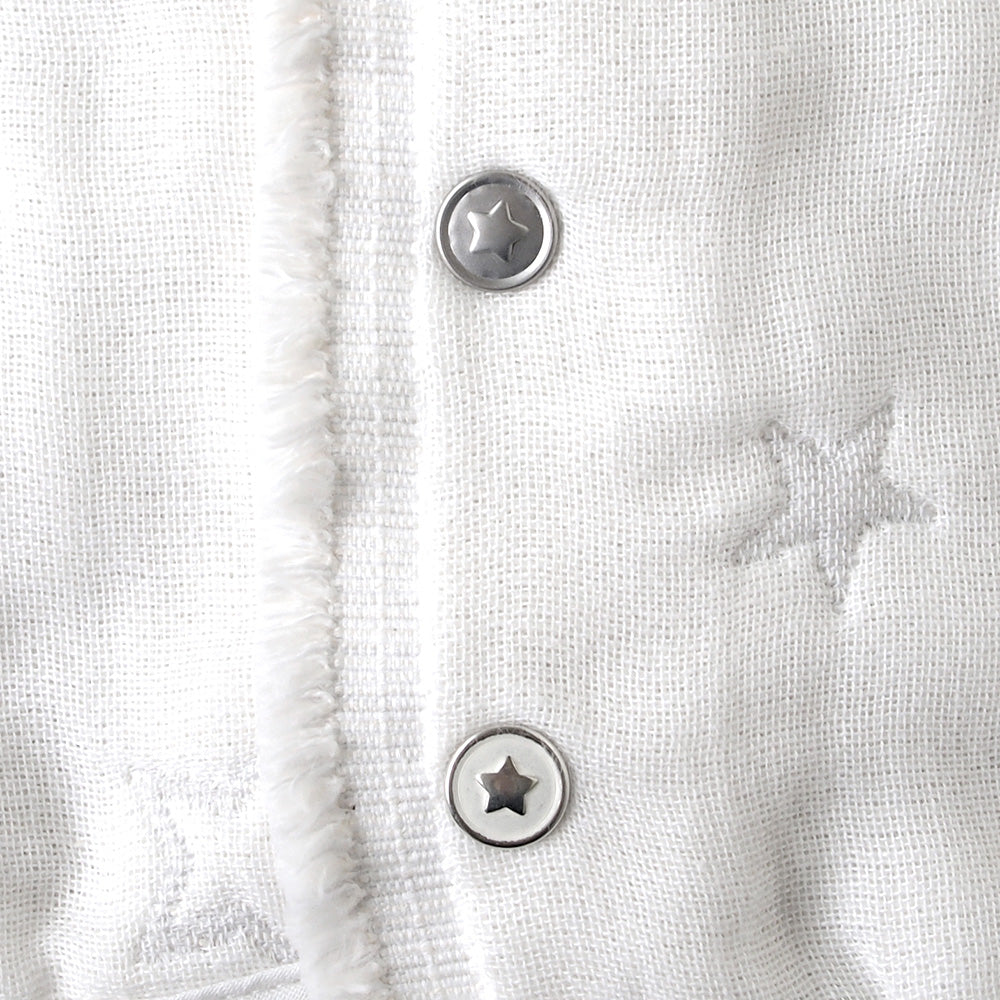 2wayスリーパー　袖付き ふくふくガーゼ(6重ガーゼ)　 / 名入れ刺繍可