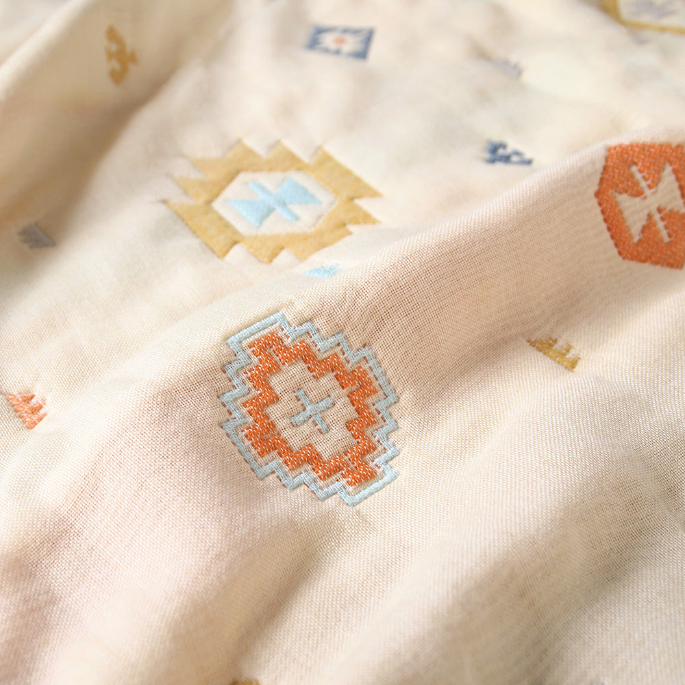 トーテム　ガーゼケット(ベビーサイズ) ふくふくガーゼ(6重ガーゼ)　 / 名入れ刺繍可