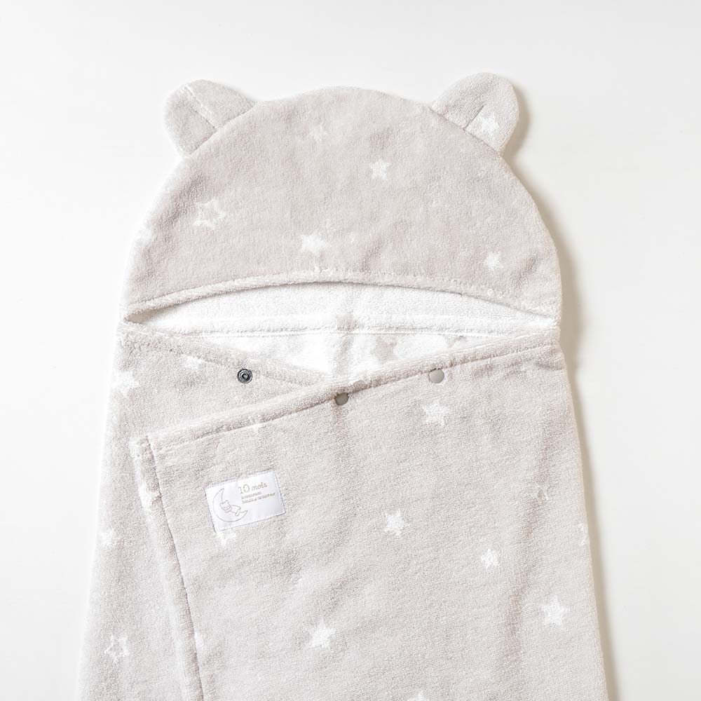 バスポンチョ / 10mois/ 名入れ刺繍可