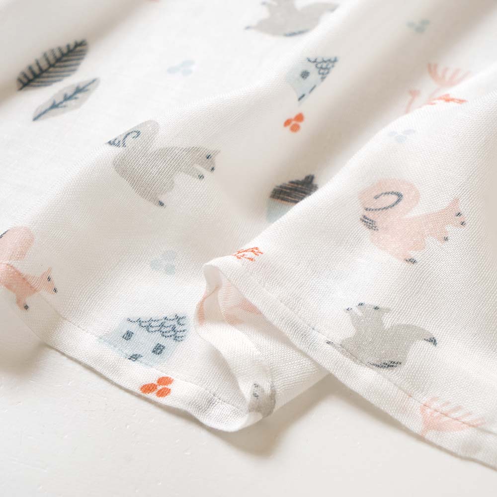 SWADDLE bamboo(スワドルバンブー)　リス　おくるみ