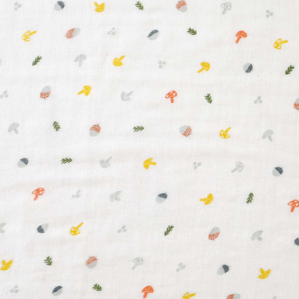 SWADDLE bamboo(スワドルバンブー)　2枚セット　りす・きのこ