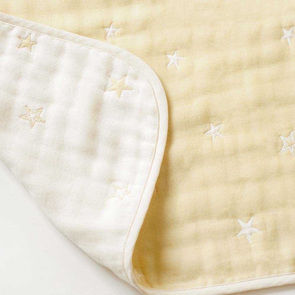 エクリュ　ガーゼケット(ミニサイズ)　 / ふくふくガーゼ(6重ガーゼ) / 名入れ刺繍可