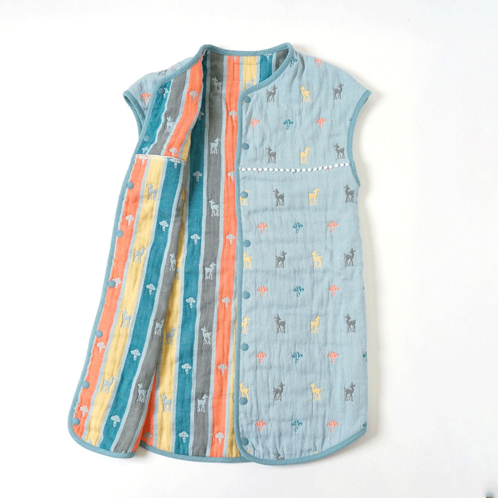 Amelie(アメリ)　ジュニアスリーパー　ふくふくガーゼ(6重ガーゼ)　 / 名入れ刺繍可