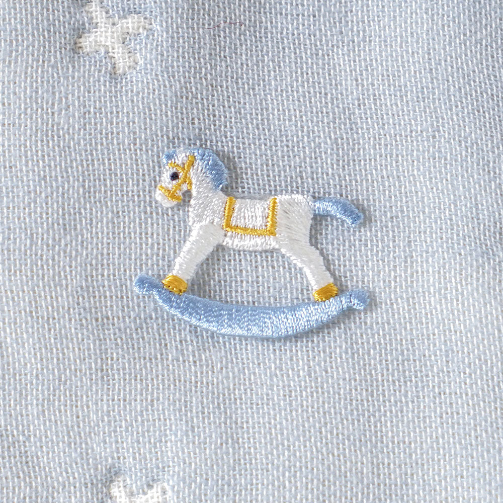 刺繍ワッペン 木馬