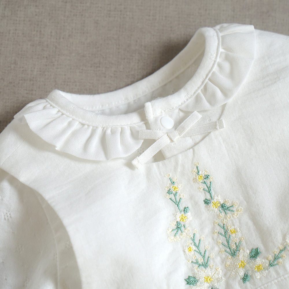 flower刺繍セレモニードレス  50-70cm / Hoppetta