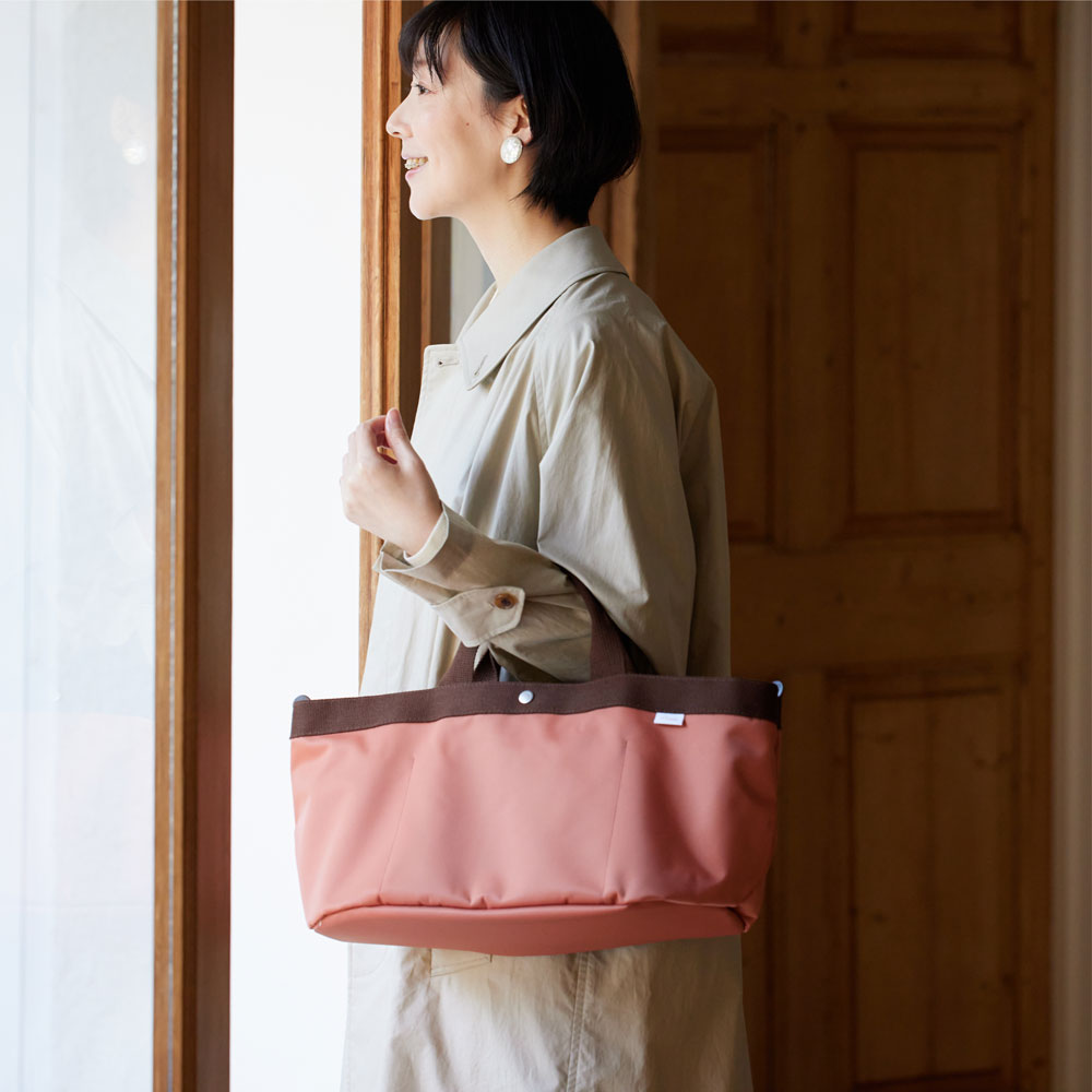 PATTO SATTO TOTE (パッとサッとトート)　N-line コーラル ◆